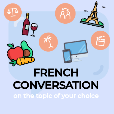 French conversation with a native teacher